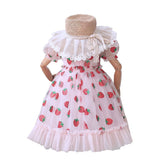 Girls puff sleeve summer dress | Cute puff sleeve dress for girls | Summer dress with puff sleeves | Lightweight puff sleeve girl dress | Kids puff sleeve sundress | Toddler girl summer puff dress | Puff sleeve floral dress for girls | Breathable summer dress for girls | Trendy puff sleeve kids dress | Girl's casual puff sleeve outfit
